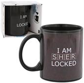Sherlock 10 oz Ceramic Heat Reveal Mug: "I Am Sherlocked"