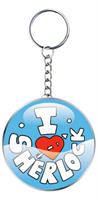 Sherlock "I Heart Sherlock" Keychain