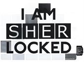 Sherlock Holmes "I Am Sher Locked" Sticker