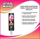 Star Wars White/Pink Rebel 11 Inch Silicone Spatula