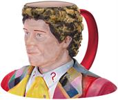 Doctor Who 6th Doctor Colin Barker Ceramic 3D Toby Jug Mug