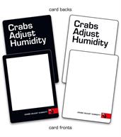 Crabs Adjust Humidity Playing Cards Blank Deck
