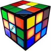 Rubik's Portable Light-Up Cube Speaker