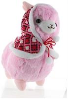 Llama with Hood 18" Plush, Pink