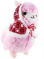 Llama with Hood 12" Plush, Pink