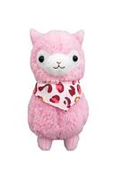 Llama Bandana Alpaca 12" Pink Plush