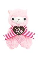 Llama Sweet Heart Alpaca 12" Plush Pink