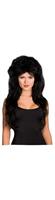 Sexy Black Rocker Costume Wig