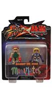 Street Fighter X Tekken Minimates Figure 2 Pack Cammy vs Nina