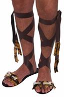 Stone Age Men's Costume Sandals One Size