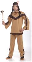 Native American Brave Costume w/Headband Adult