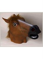 Adult Deluxe Latex Animal Costume Mask - Horse