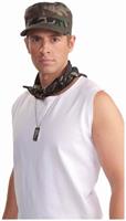 Combat Hero Camouflage Army Cap Costume Accessory