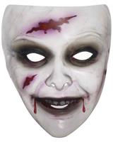 Transparent Female Zombie Costume Mask