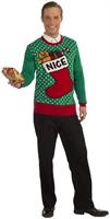 Nice Stocking Ugly Christmas Sweater Adult