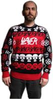 Slayer Pentagram and Skulls Adult Christmas Sweater