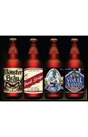Slap Sticker Halloween Beer Labels 4 Pack Party Prop