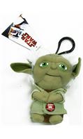Star Wars Yoda 4" Talking Plush Clip On