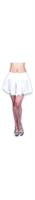 Women's White Tear Drop Petticoat Adult