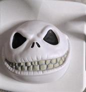 Skellington plastic mask
