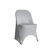 Spandex Folding Chair Cover Silver