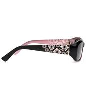 Women's Polarized Lenses Rectangle Black Sunglass