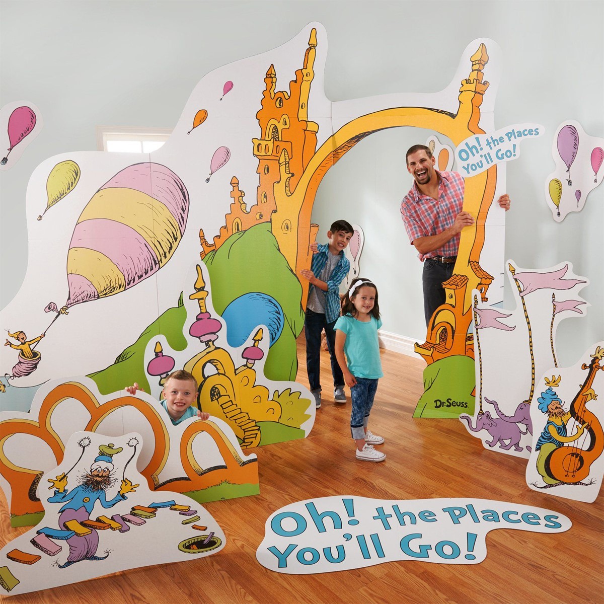 Oh The Places You'll Go Stand Up - PartyBell.com