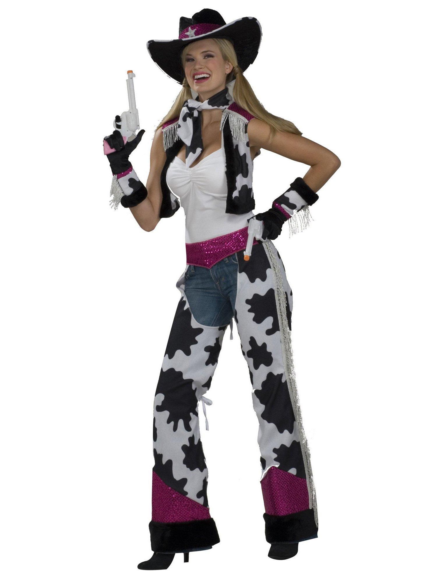 Glamour Cowgirl Adult Costume - PartyBell.com