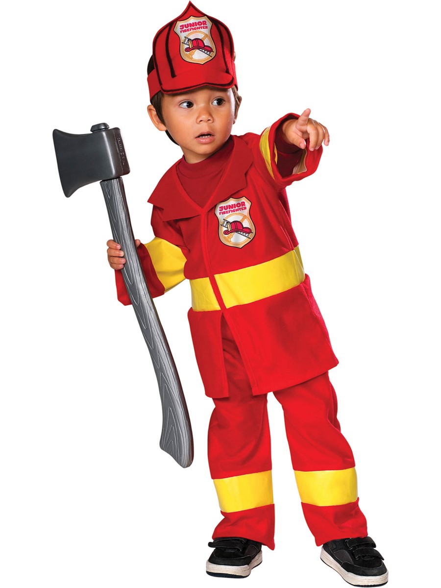 Umorden Kids Firefighter Cosplay Little Fireman Firemen Costume Uniform