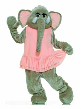 Elephant Plush Economy Mascot Adult Costume